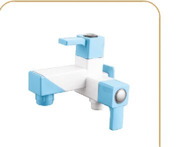 2 In 1 Bib Cock With Flange